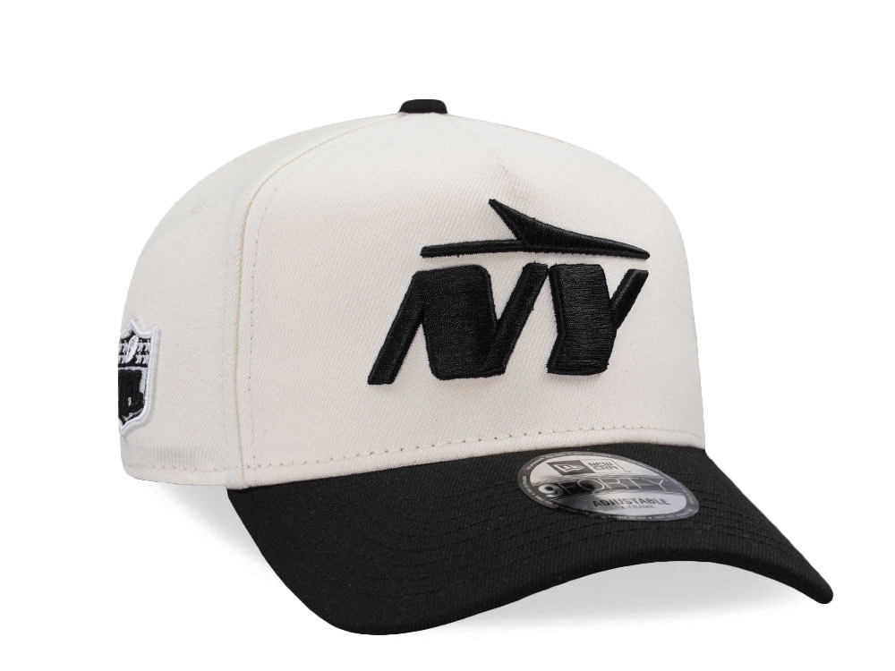 New Era New York Jets Classic Chrome Two Tone Edition 9Forty A Frame Snapback Gorra