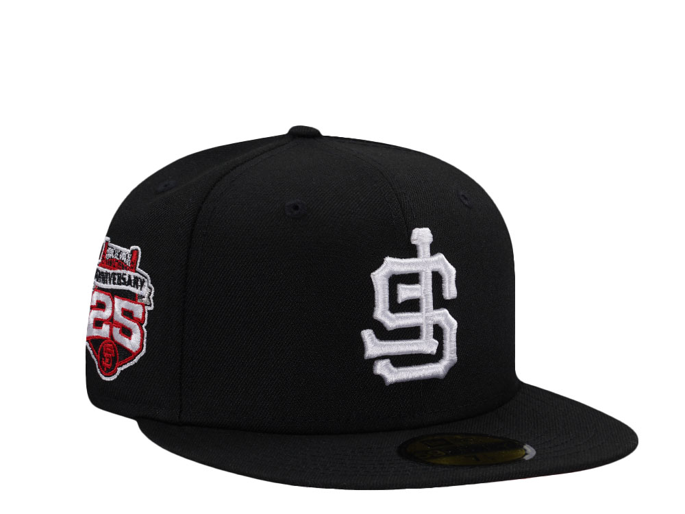 New Era San Francisco Giants 25th Anniversary Black Prime Edition 59Fifty Fitted Gorra
