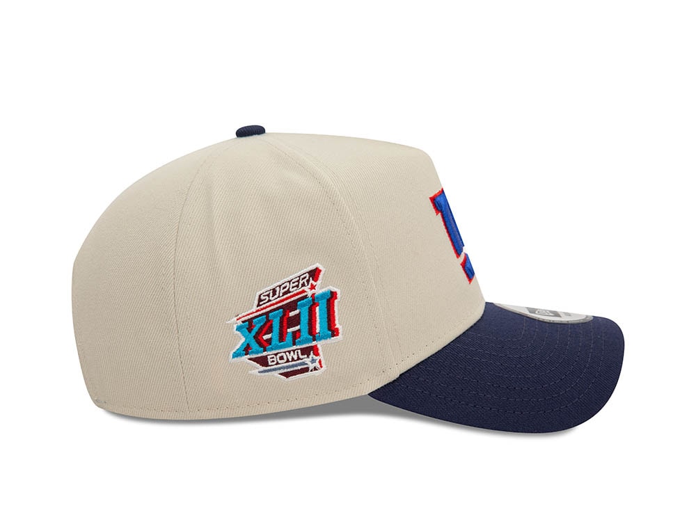 New Era New York Giants Super Bowl XLII Chrome Two Tone A Frame Snapback Gorra