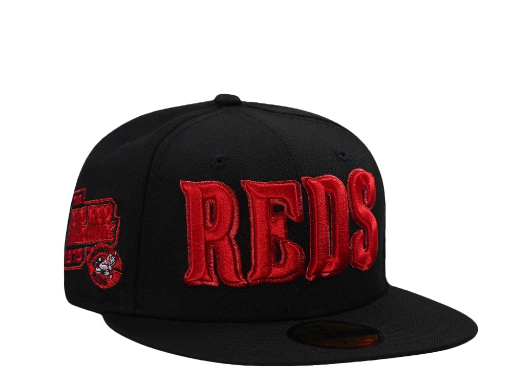 New Era Cincinnati Reds The Big Red Machine 1975 Black Prime Edition 59Fifty Fitted Gorra