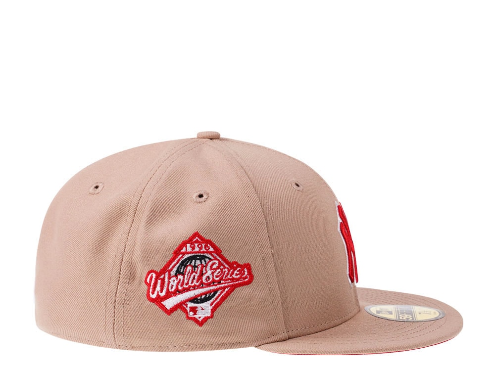 New Era New York Yankees World Series 1996 Camel Red Edition 59Fifty Fitted Gorra