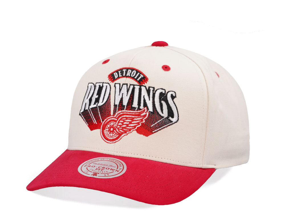 Mitchell & Ness Detroit Red Wings Horizon Two Tone Pro Crown Fit Snapback Gorra