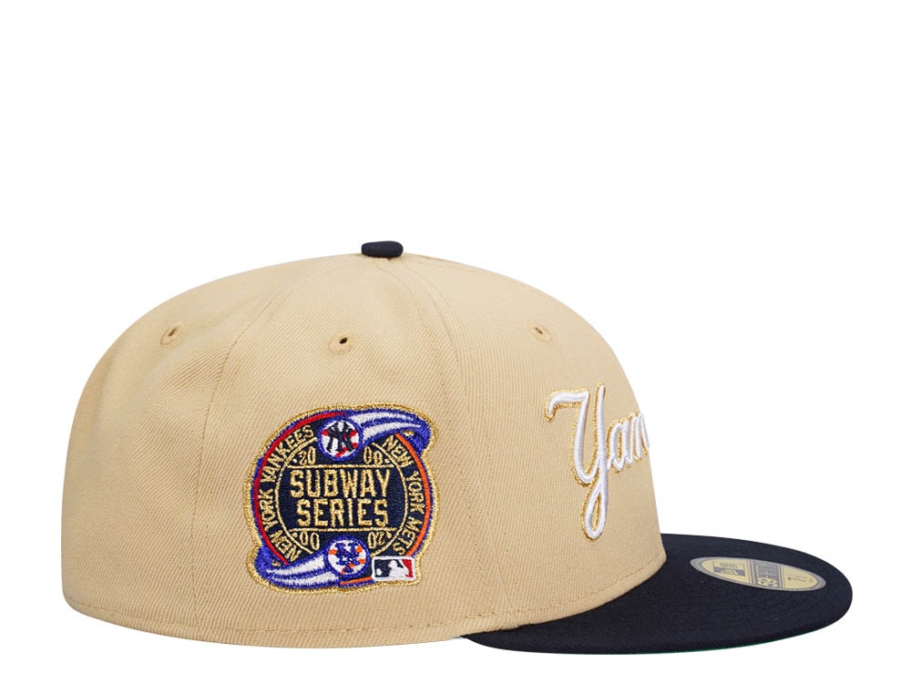 New Era New York Yankees Subway Series 2000 Vegas Gold Two Tone Edition 59Fifty Fitted Gorra