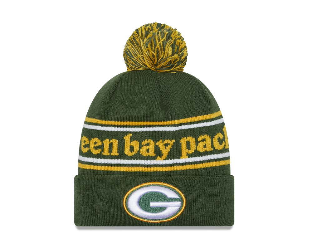 New Era Green Bay Packers Script Gorro