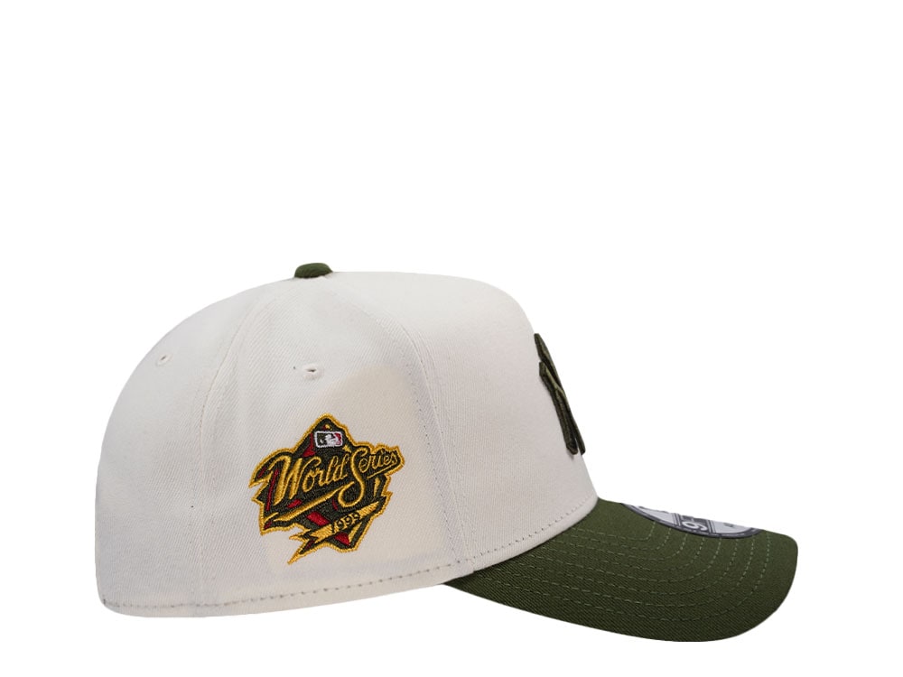 New Era New York Yankees World Series 1999 Chrome Two Tone Edition 9Forty A Frame Snapback Gorra