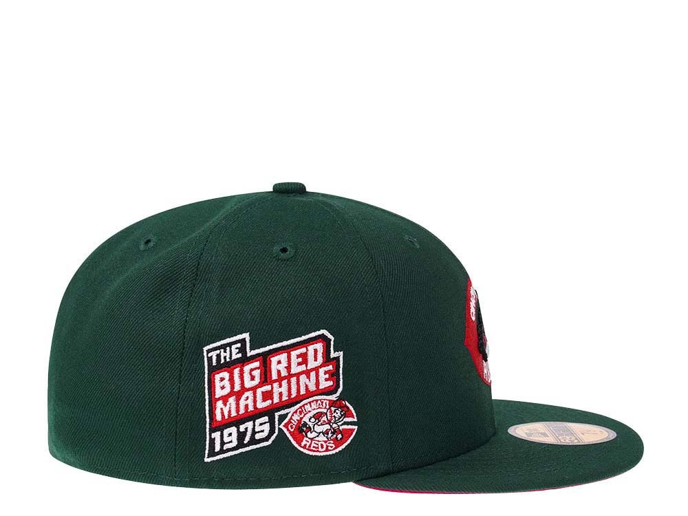 New Era Cincinnati Reds Big Red Machine Green and Red Edition 59Fifty Fitted Gorra