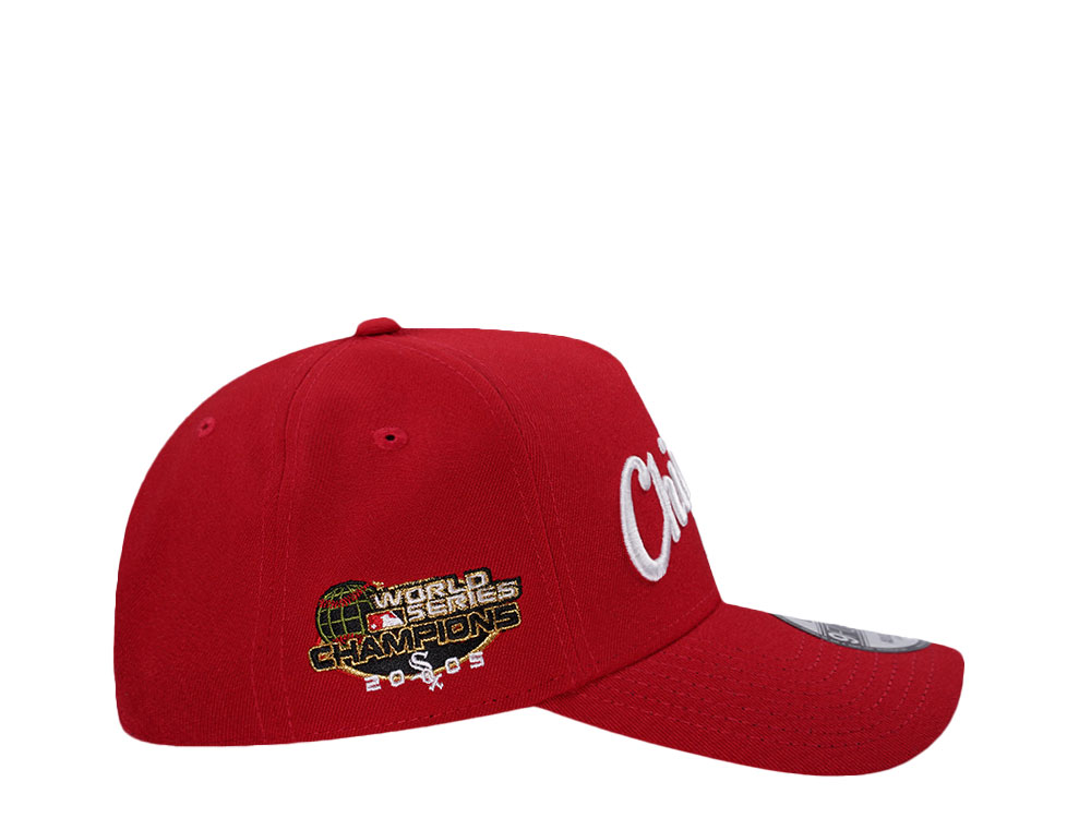 New Era Chicago White Sox World Series 2005 Scarlet Prime Edition 9Forty A Frame Snapback Gorra