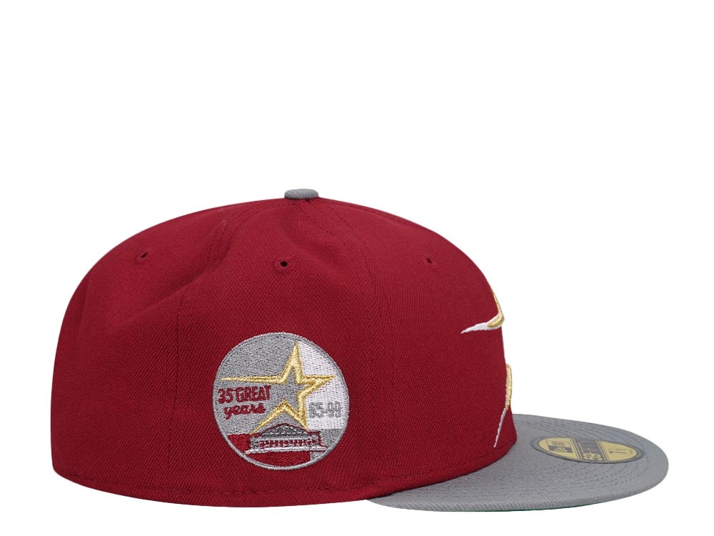 New Era Houston Astros 35th Anniversary Brick Prime Two Tone Throwback  Edition 59Fifty Fitted Gorra