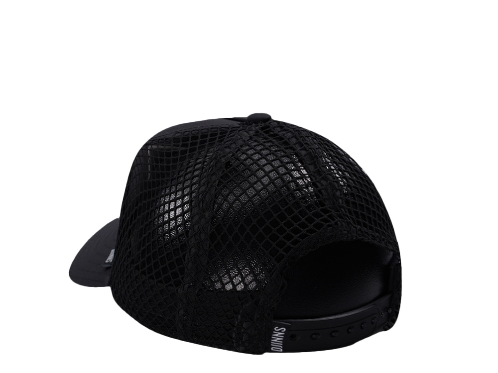 Djinns HFT Black Big Net Mountain Trucker Snapback Gorra
