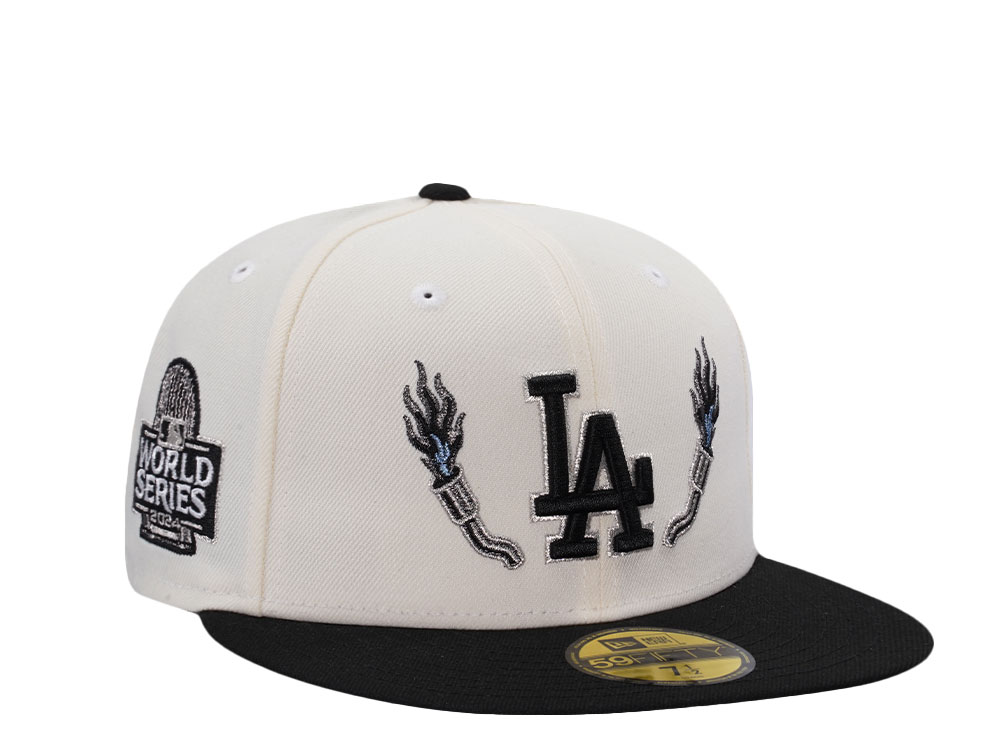 New Era Los Angeles Dodgers World Series 2024 Chrome Two Tone Edition 59Fifty Fitted Gorra