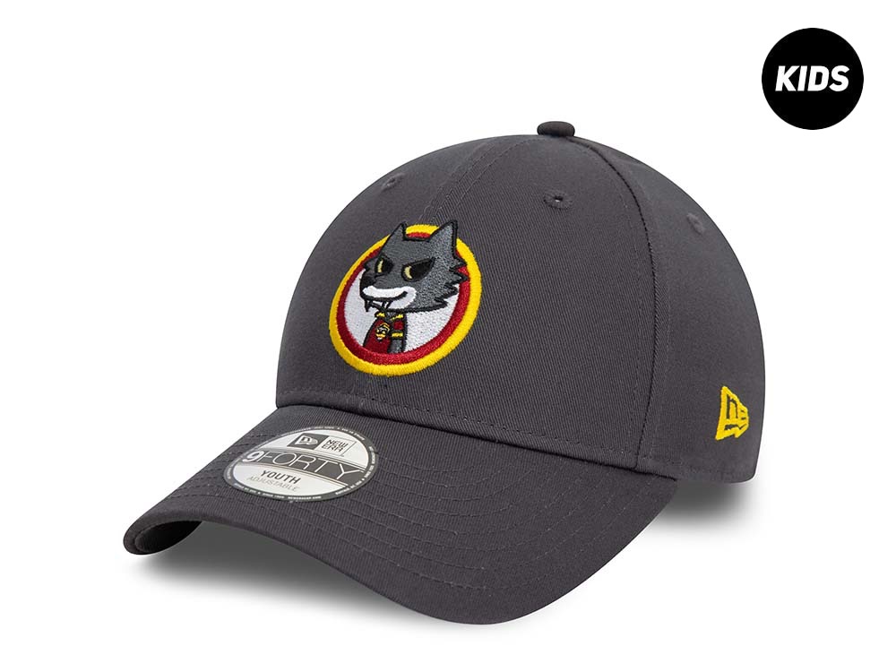 New Era AS Roma Mascot Gray Kids 9Forty Strapback Gorra