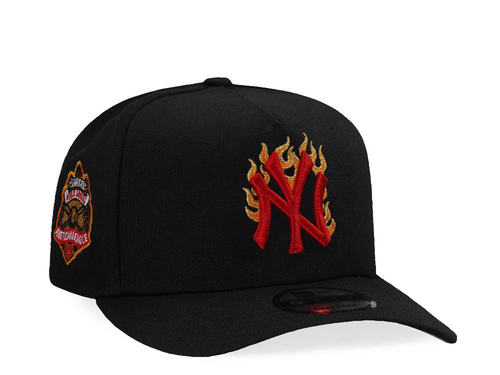 New Era New York Yankees World Series 1927 Flame Black Prime Edition 9Fifty A Frame Snapback Gorra