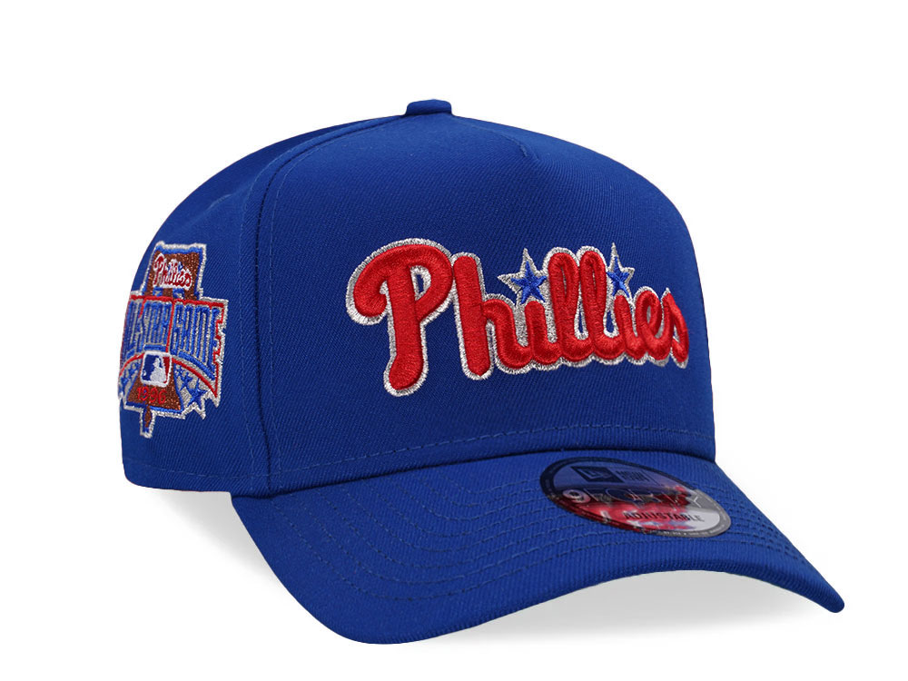 New Era Philadelphia Phillies All Star Game 1996 Royal Metallic 9Forty A Frame Snapback Gorra