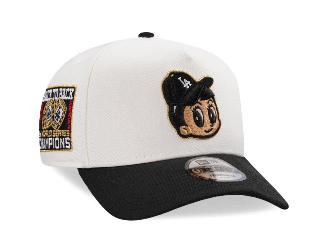 New Era Los Angeles Dodgers Back to Back Champions Ohtani Chrome Two Tone Edition 9Forty A Frame Snapback Gorra