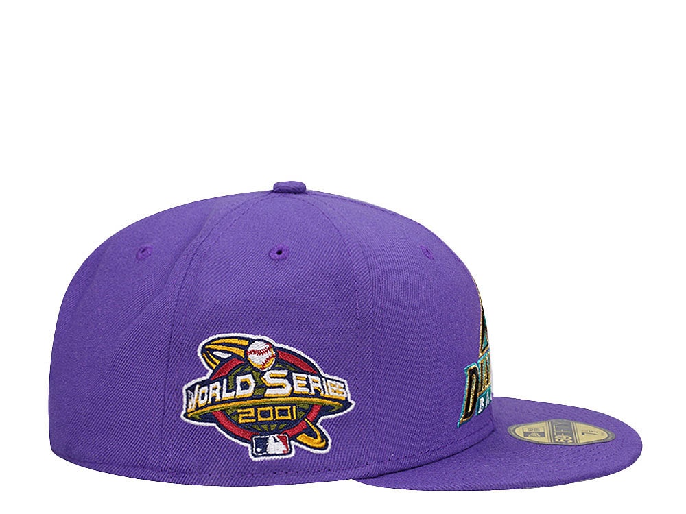 New Era Arizona Diamondbacks World Series 2001 Purple Edition 59Fifty Fitted Gorra