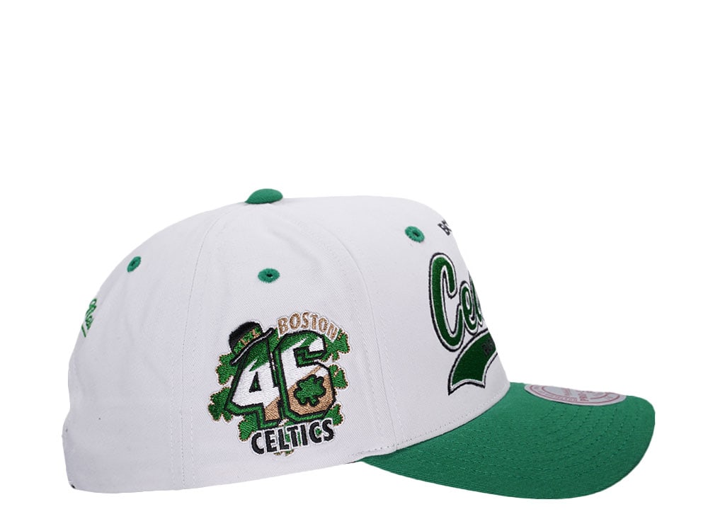 Mitchell & Ness Boston Celtics 46th Anniversary Pro Crown Fit Snapback Gorra