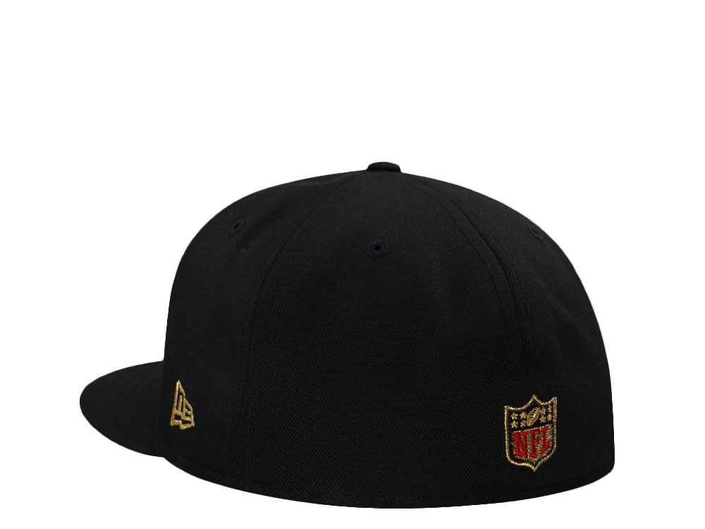 New Era San Francisco 49ers 60 Seasons Black Prime Edition 59Fifty Fitted Gorra