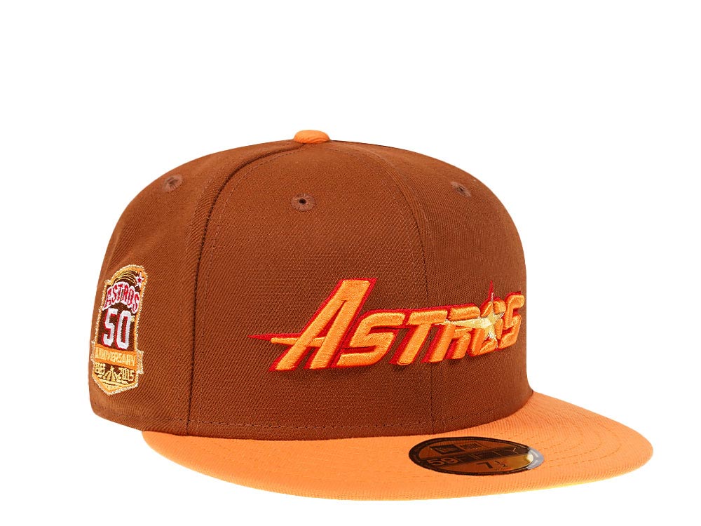 New Era Houston Astros 50th Anniversary Bourbon Volt Prime Edition 59Fifty Fitted Gorra
