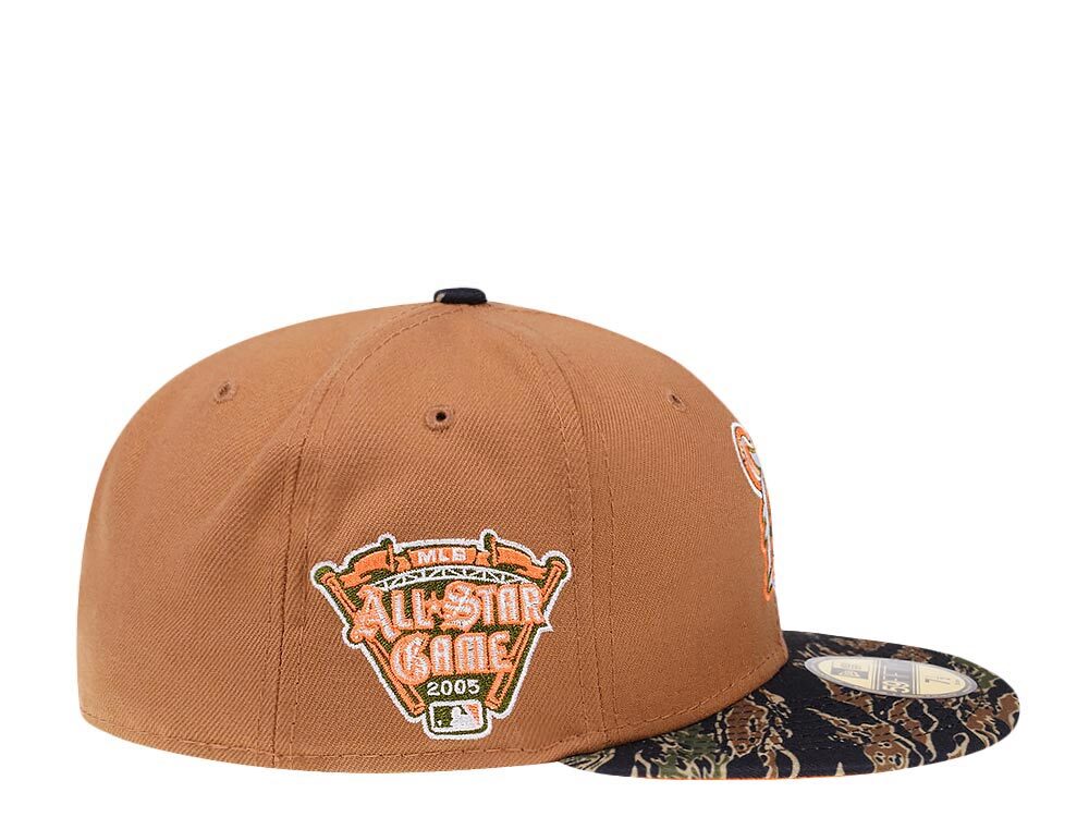 New Era Detroit Tigers All Star Game 2005 Camo Two Tone Edition 59Fifty Fitted Gorra