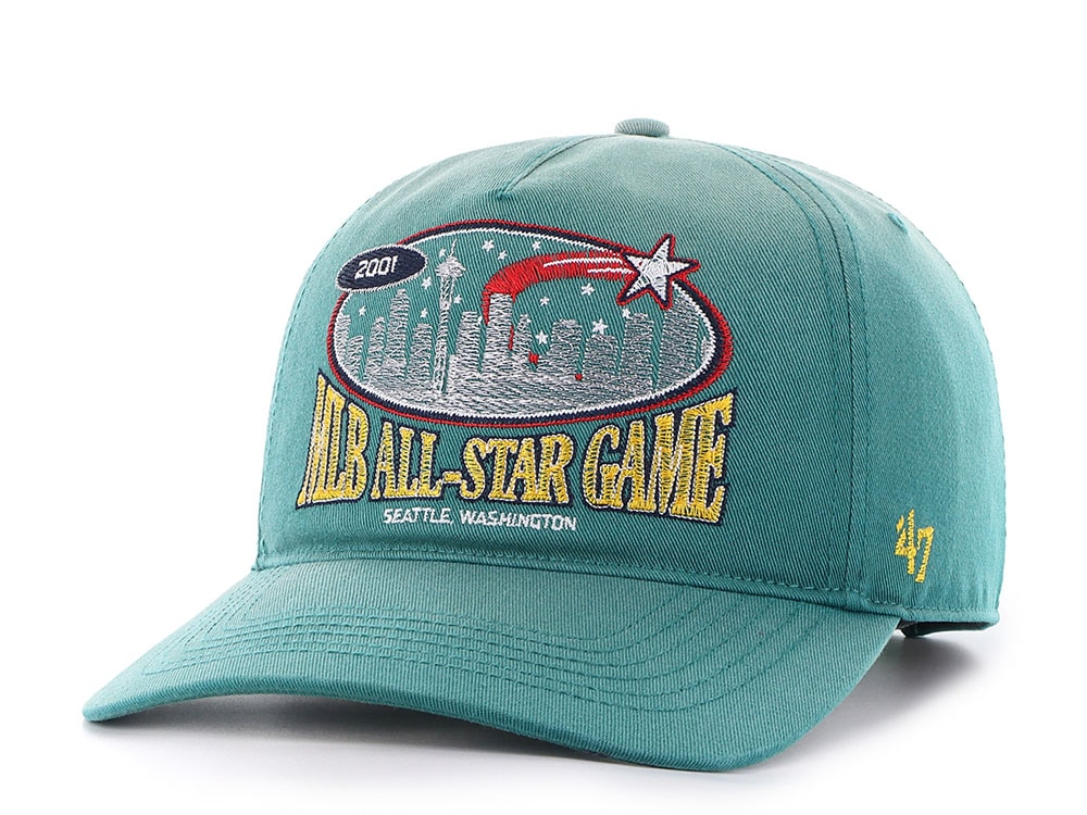 47 Brand Seattle Mariners All Star Game 2001 Midsummer Classic Tailgate Teal Hitch Snapback Gorra