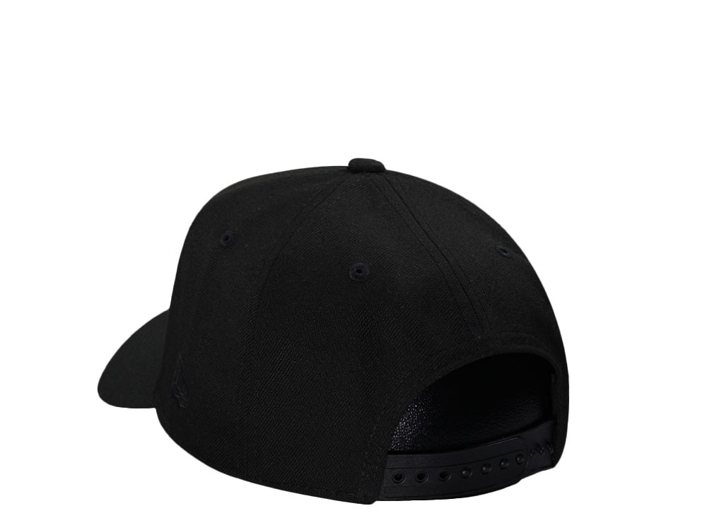 New Era New York Mets Est 1962 Black Metallic Edition 9Forty A Frame Snapback Gorra
