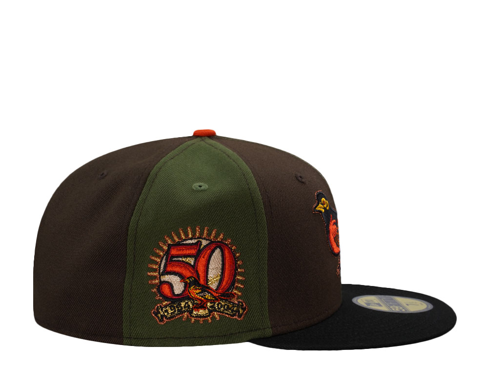 New Era Baltimore Orioles 50th Anniversary Pinwheel Edition 59Fifty Fitted Gorra