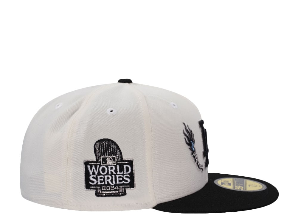New Era Los Angeles Dodgers World Series 2024 Chrome Two Tone Edition 59Fifty Fitted Gorra