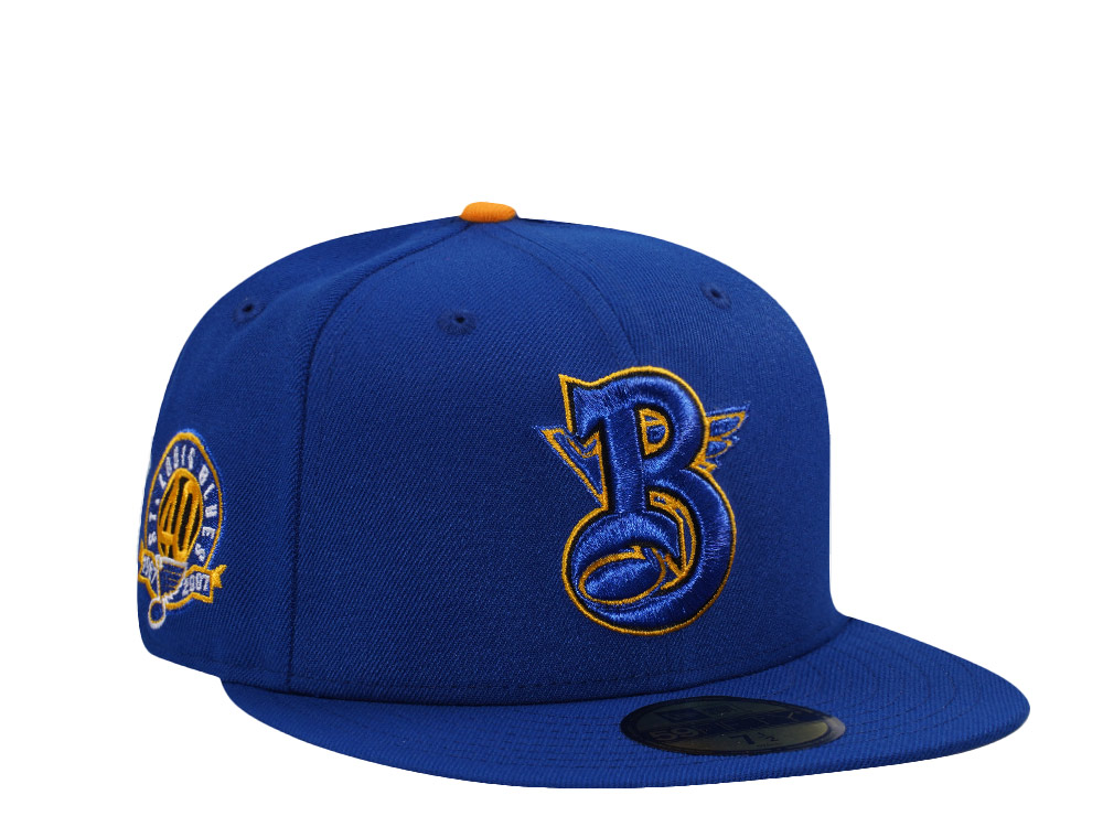 New Era St. Louis Blues 40th Anniversary Blue Prime Edition 59Fifty Fitted Gorra