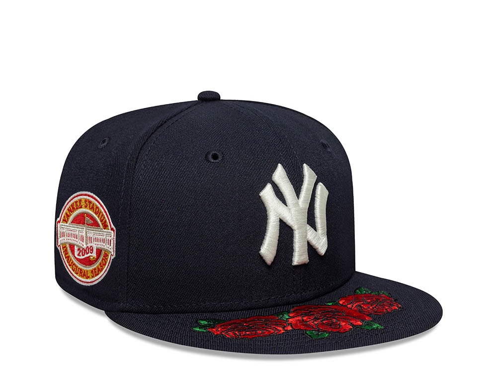 New Era New York Yankees Inaugural Season 2009 Floral Navy Prime Edition 59Fifty Fitted Gorra