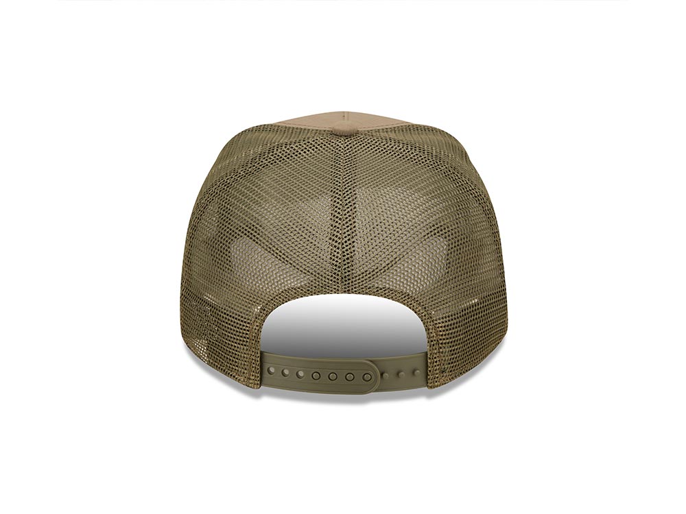 New Era New York Yankees Ripstop Olive A Frame Trucker Snapback Gorra