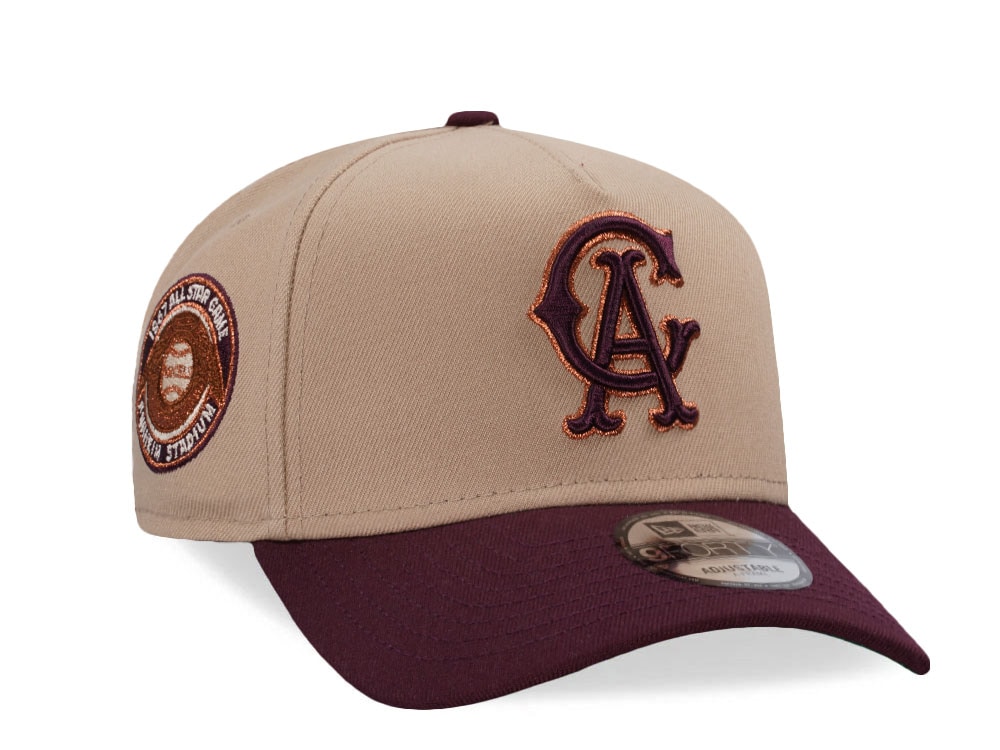 New Era Califorina Angels All Star Game 1967 Camel Two Tone Edition 9Forty A Frame Snapback Gorra