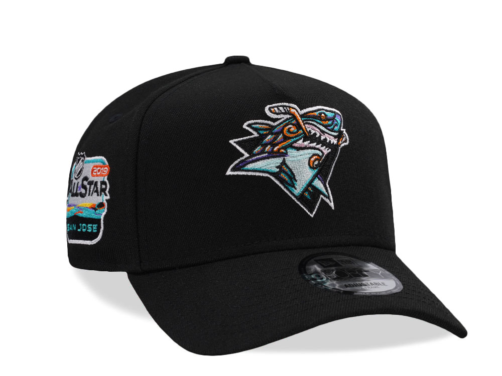New Era San Jose Sharks All Star Game 2019 Black Prime Edition 9Forty A Frame Snapback Gorra