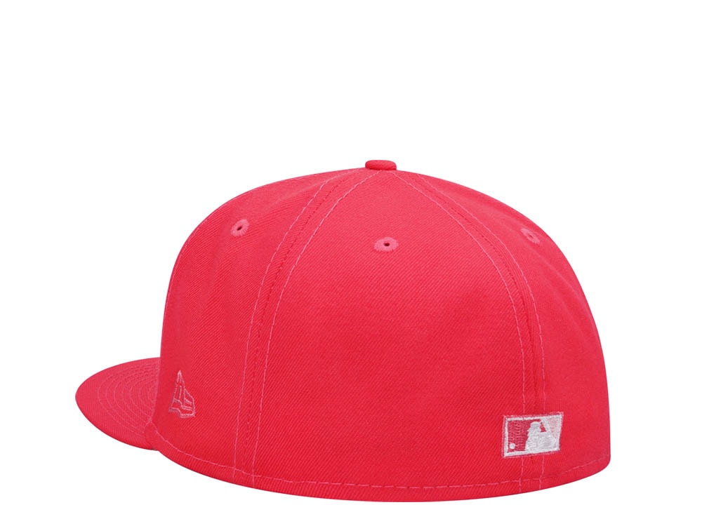 New Era Texas Rangers All Star Game 1995 Lava Pink Edition 59Fifty Fitted Gorra