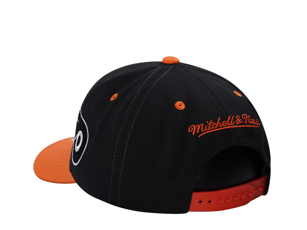 Mitchell & Ness Philadelphia Flyers Vintage Logo Pro Crown Fit Snapback Gorra