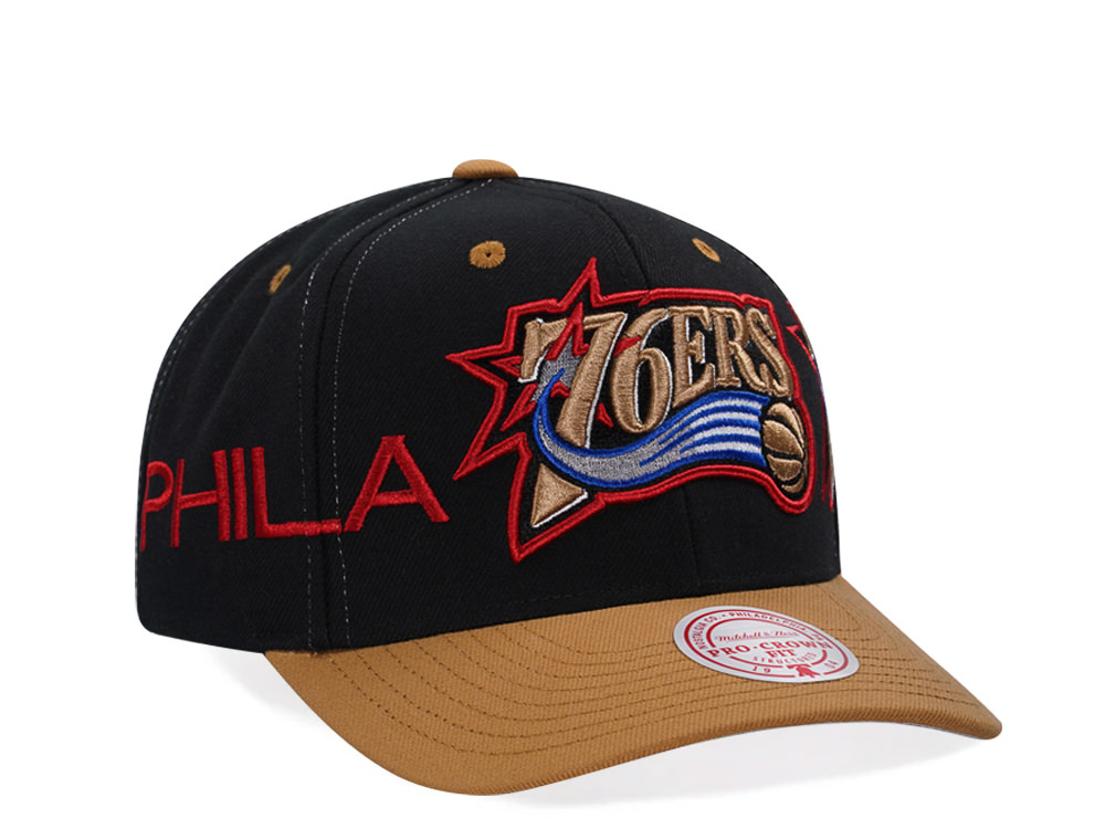 Mitchell & Ness Philadelphia 76ers Hardwood Classic Pro Crown Fit Snapback Gorra