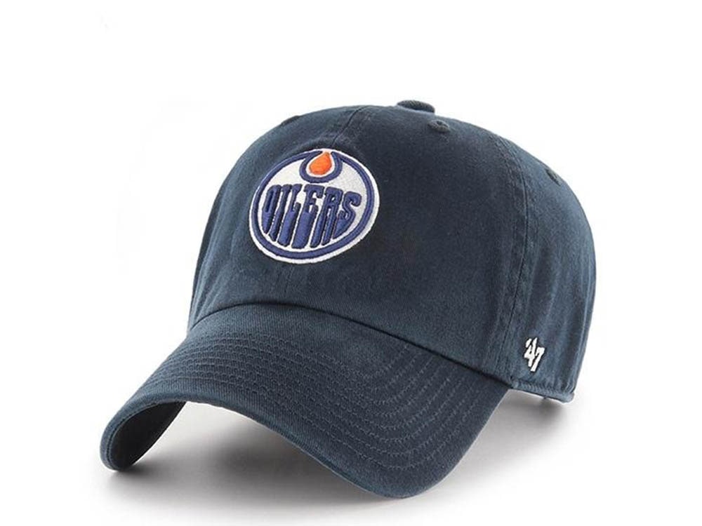 47brand Edmonton Oilers Clean up Strapback Gorra