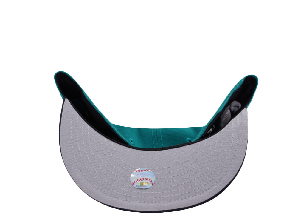 New Era Seattle Mariners Ichiro Hall of Fame Teal Two Tone Edition 59Fifty Fitted Gorra
