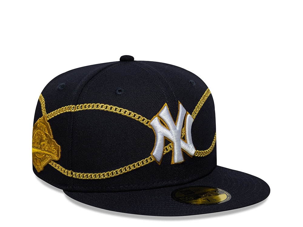 New Era New York Yankees Chain Wrap Navy Edition 59Fifty Fitted Gorra