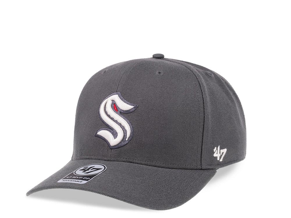47Brand Seattle Kraken Frozen Steel Classic DP Snapback Gorra
