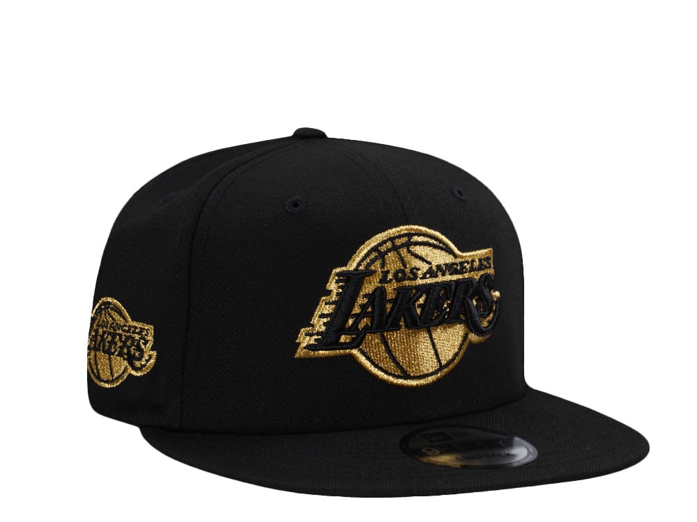 New Era Los Angeles Lakers Metallic Black Prime Edition 9Fifty Snapback Gorra
