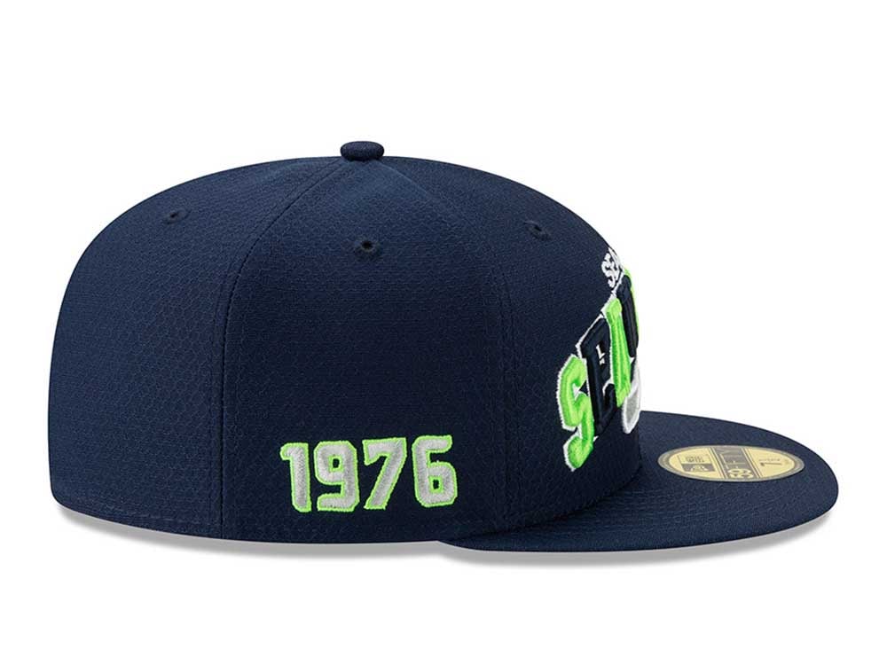New Era Seattle Seahawks Sideline Cap Home 59Fifty Fitted Gorra