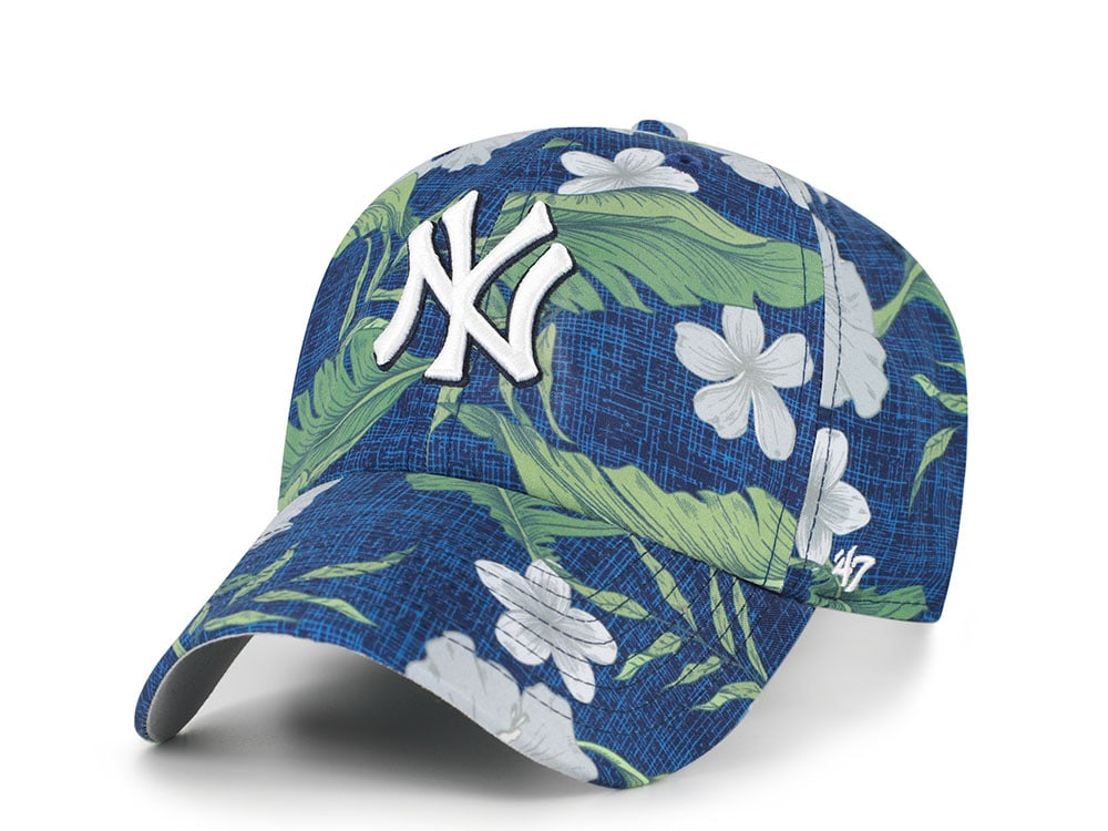 47 Brand New York Yankees Beach Side Blue Clean Up Strapback Gorra