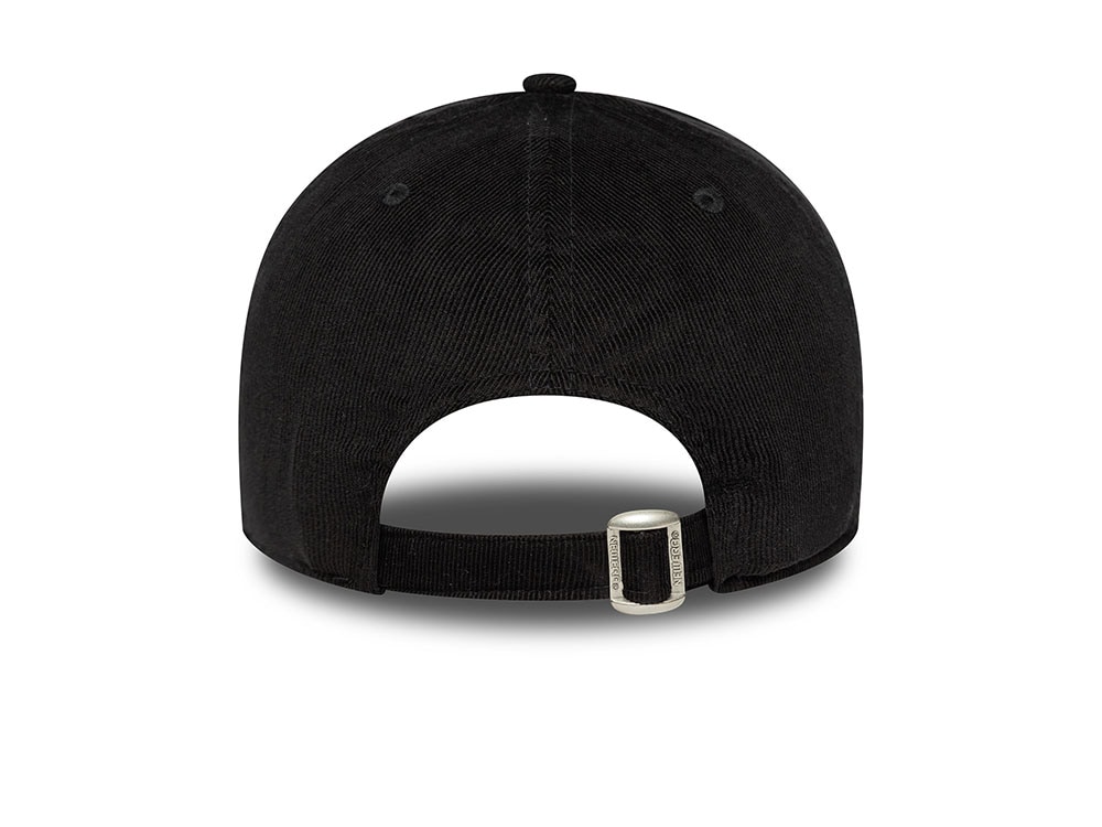 New Era New York Yankees Cord Flawless Black Edition 9Forty Strapback Gorra
