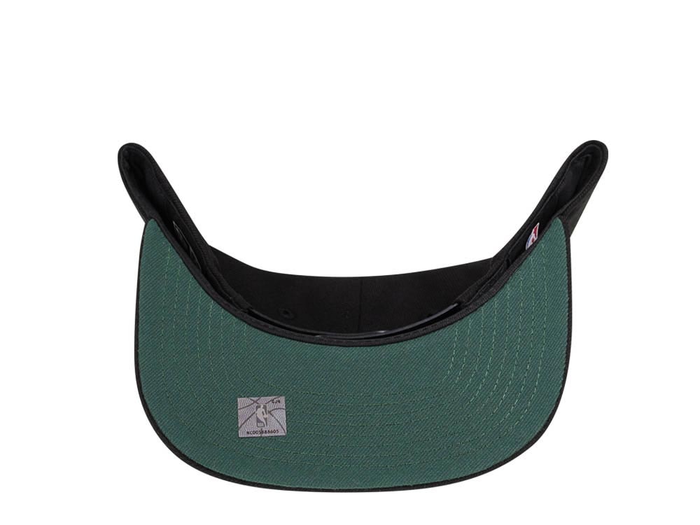 New Era Milwaukee Bucks Original Fit Black 9Fifty Snapback Gorra