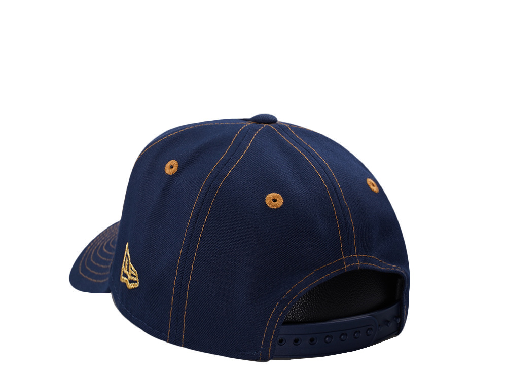 New Era Texas Rangers 40th Anniversary Cow Ocean Blue Prime Edition 9Forty A Frame Snapback Gorra