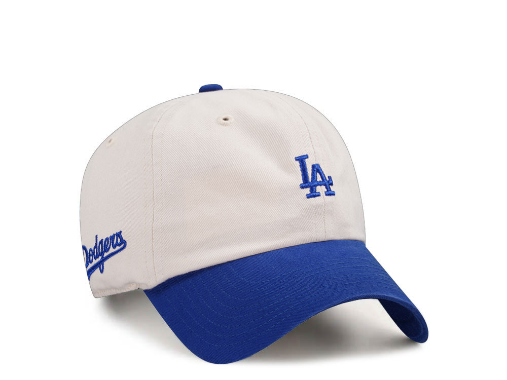 47Brand Los Angeles Dodgers Natural Base Runner Clean up Snapback Gorra