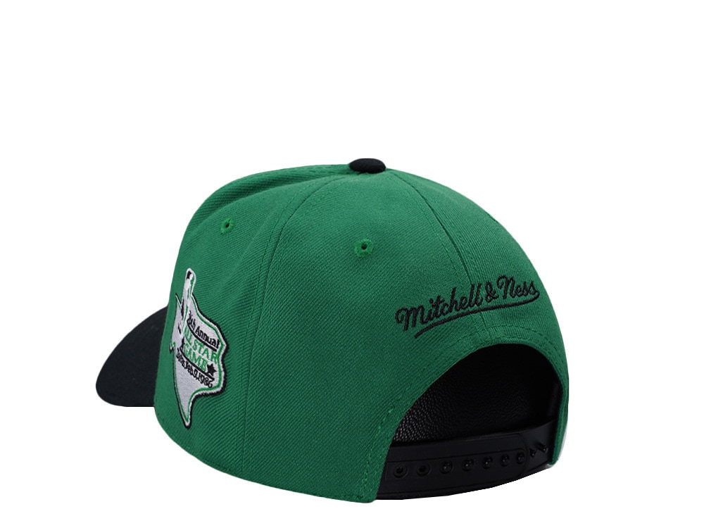 Mitchell & Ness Dallas Mavericks NBA In The City Green Edition Pro Pinch Fit Snapback Gorra