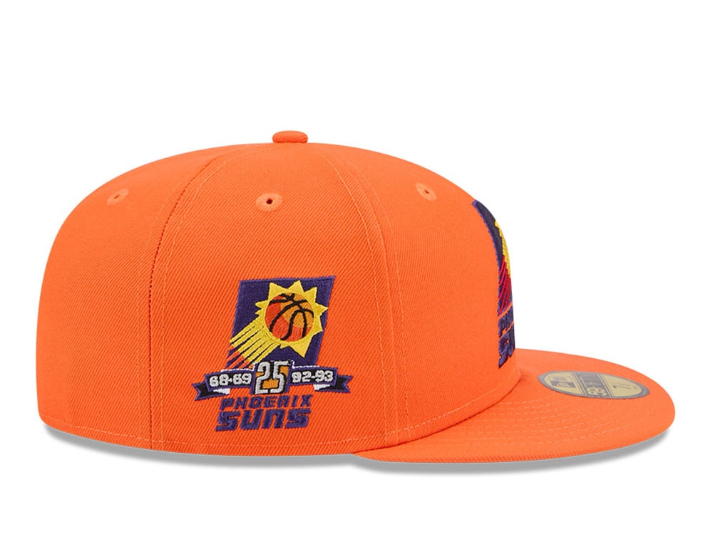 New Era Phoenix Suns HWC 25th Anniversary Orange 59Fifty Fitted Gorra