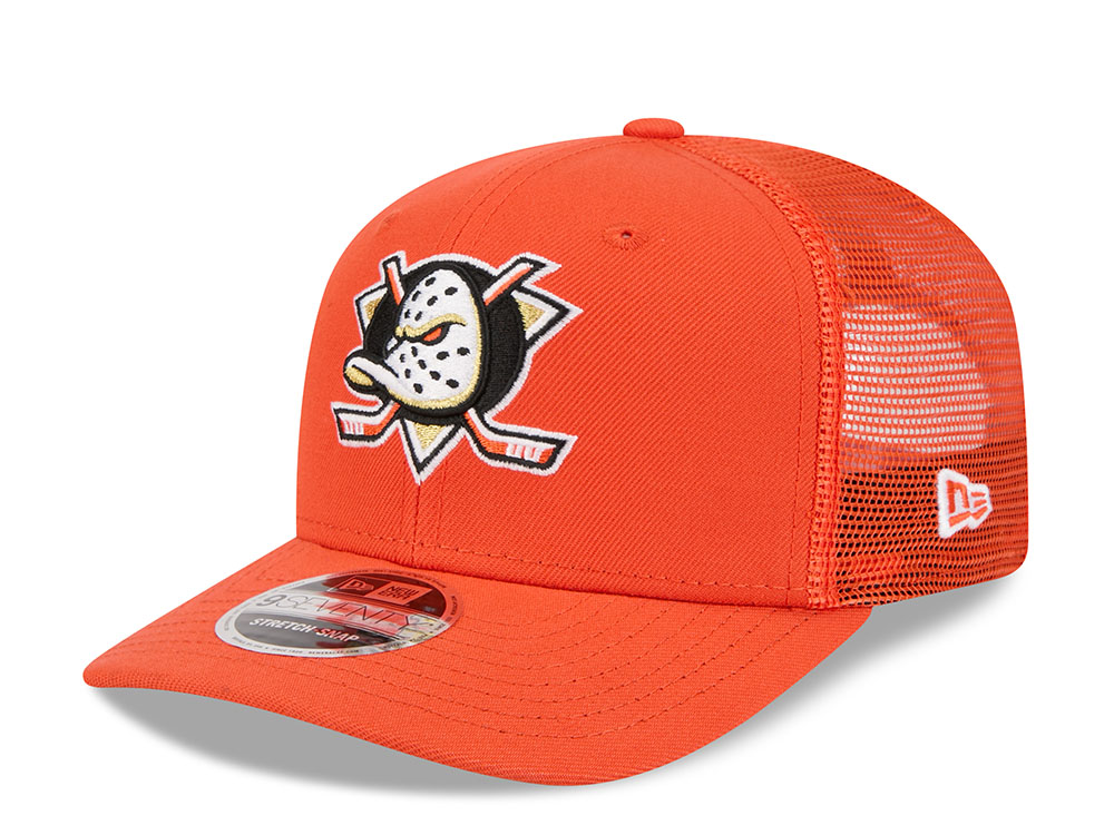 New Era Anaheim Ducks Orange Edition 9Seventy Trucker Snapback Gorra