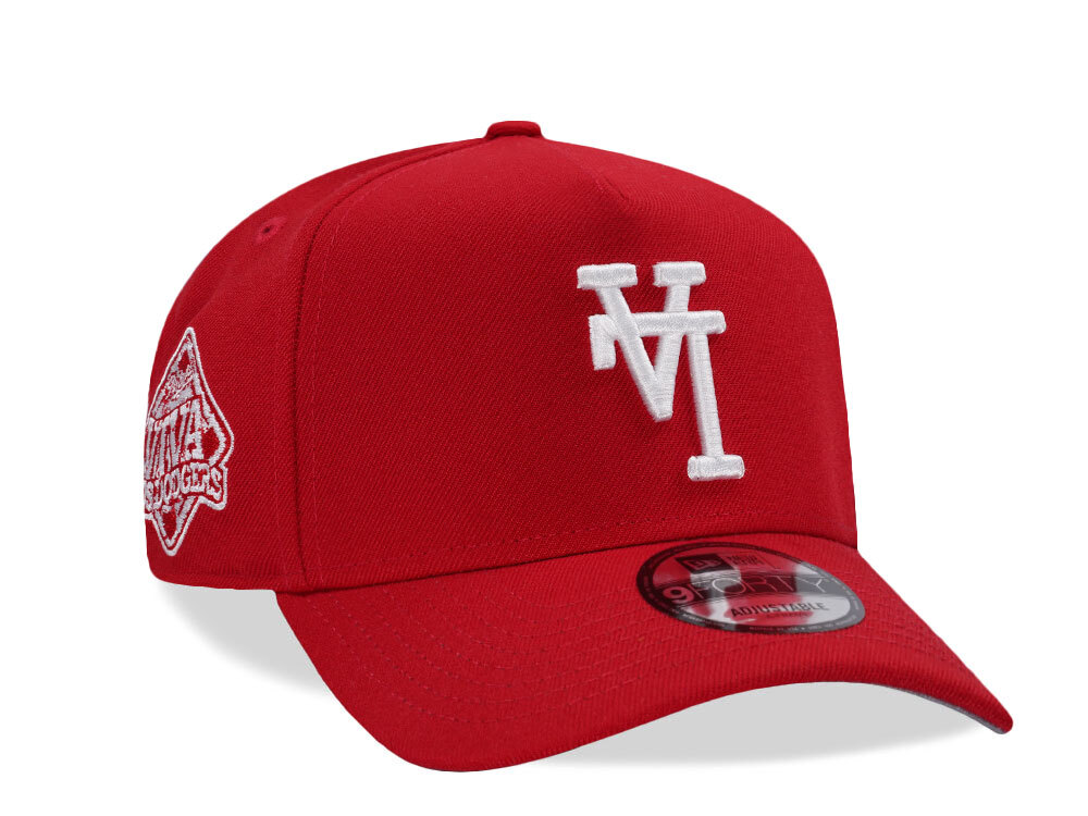 New Era Los Angeles Dodgers Red Viva Upside Down Edition 9Forty A Frame Snapback Gorra